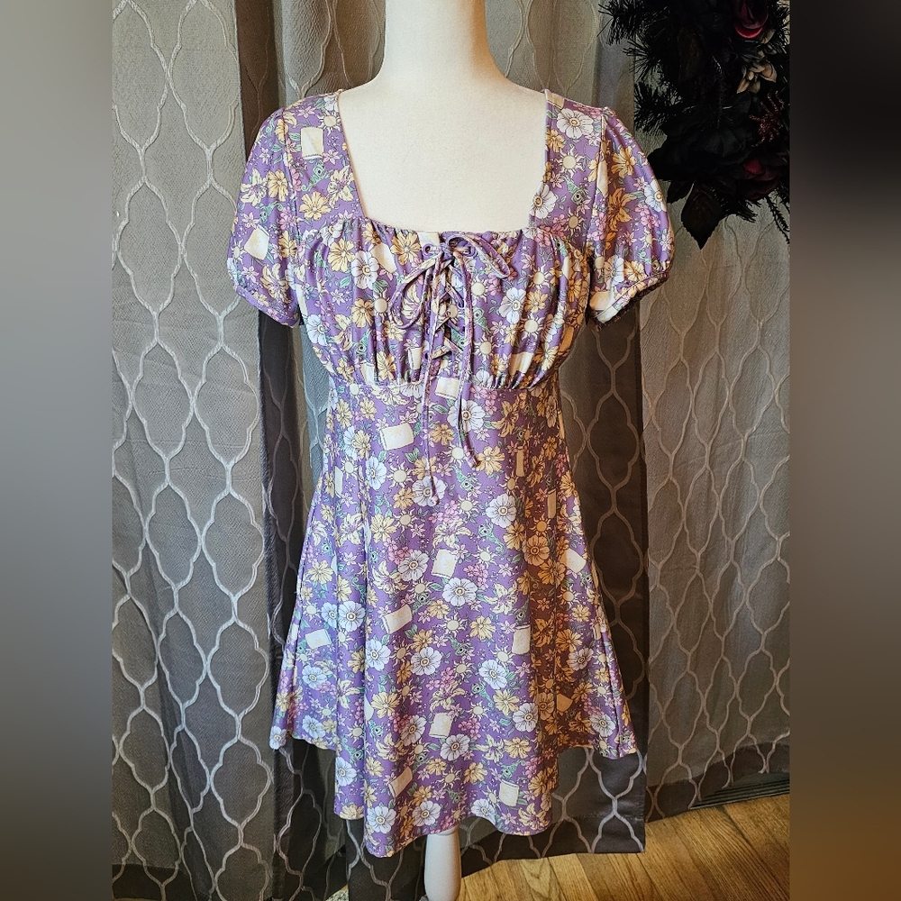 Her Universe Disney Tangled Floral Icons Dresd medium